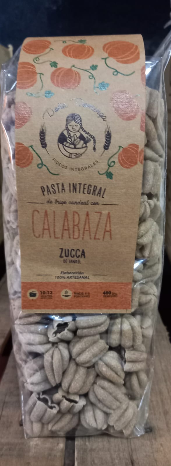 PASTA INTEGRAL CALABAZA